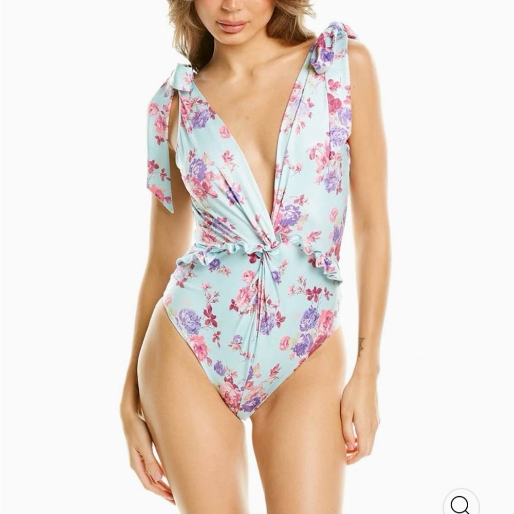 NWT LoveShackFancy bathing suit swimsuit XS